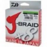 Fir textil DAIWA J-BRAID X8 CHARTREUSE 016MM/9,0KG/300M