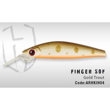 Vobler HERAKLES FINGER 50F 4.0cm 2.5gr GOLD TROUT