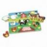 Puzzle din lemn Ferma Animalelor Melissa and Doug