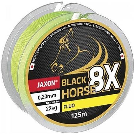 Fir textil JAXON BLACK HORSE PE 8X FLUO 125m 0.20mm