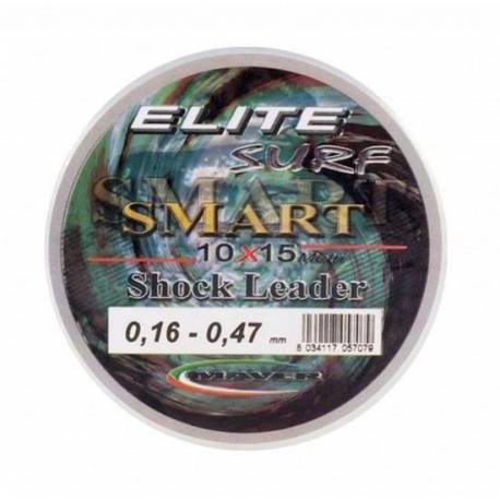 Fir inaintas conic MAVER ELITE SHOCK LEADER 10x15m 0.18-0.57mm