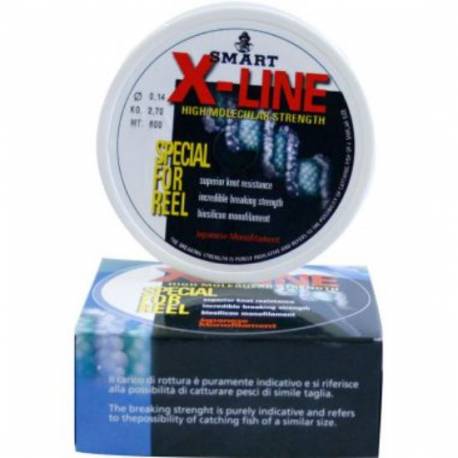 Fir monofilament MAVER SMART X LINE 600m 0.18mm 4.65kg