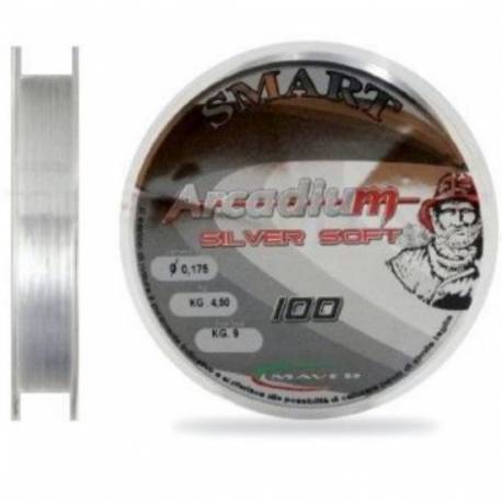 Fir monofilament MAVER ARCADIUM SILVER SOFT 100m 0.075mm 1.30kg