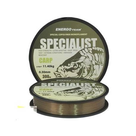 Fir monofilament ENERGOTEAM SPECIALIST CARP 0,40mm 300m 18.5kg