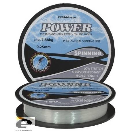 Fir monofilament ENERGOTEAM POWER SPIN 0,30mm 150m 11.20kg