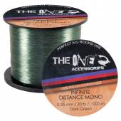 Fir monofilament THE ONE Infinite Distance Dark Green 1200m 0,35mm