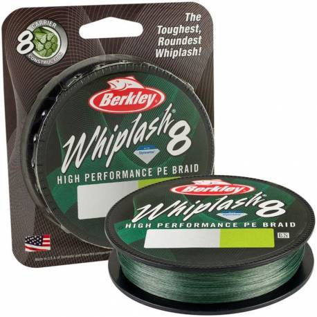 Fir textil BERKLEY WHIPLASH 8 GREEN 028MM/47,1KG/150M