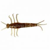 Naluca soft SAVAGE GEAR 3D PVC MAYFLY BROWN GLITTER 5CM 8BUC/PLIC