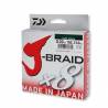 Fir textil DAIWA J-BRAID X8 VERDE 0.22MM/17KG/150M