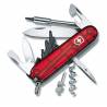 Briceag multifunctional VICTORINOX CyberTool 34, rosu transparent