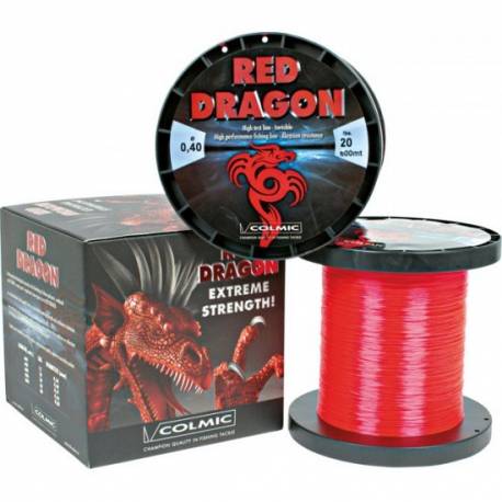 Fir monofilament COLMIC RED DRAGON 800M 50LB 0.65mm 22.67kg