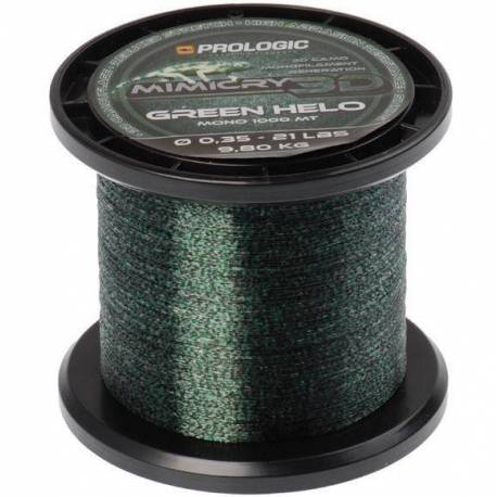 Fir monofilament PROLOGIC MIMICRY GREEN HELO 025MM/5,2KG/1000M