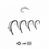 Carlige crap Mustad BBS Curved cu ochet de Titan, Nr.4, 5 buc/plic