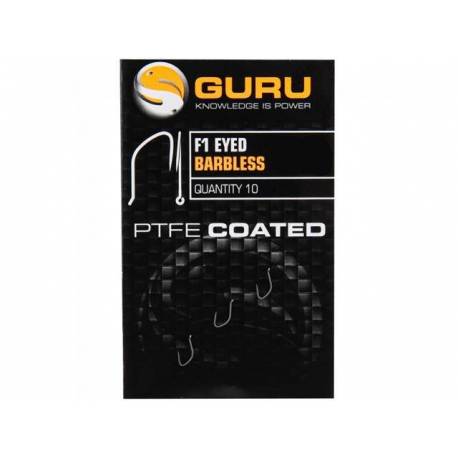 Carlig GURU F1 Eyed Barbless Nr.16 10buc/plic