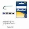 Carlig stationar Mustad Concurs M313, Tija Lunga, Negru, Nr. 12, 10 buc/plic