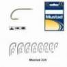 Carlige stationar Mustad Crystal M224, Auriu, Nr. 6, 10 buc./plic