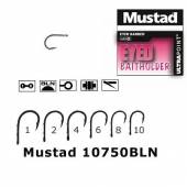 Carlige cu Ochet Mustad Black Nichel, Nr.6, Forjat, 2 Spini, 10buc/plic