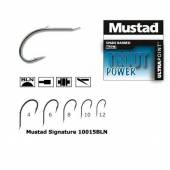 Carlig stationar Mustad, Nichel Negru, Forjat, nr. 12, 10 buc/plic