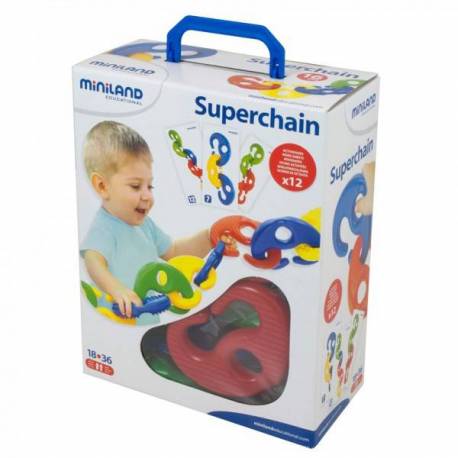 Joc Superchain 16 piese Miniland