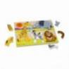 Puzzle din lemn Jumbo Safari Melissa and Doug