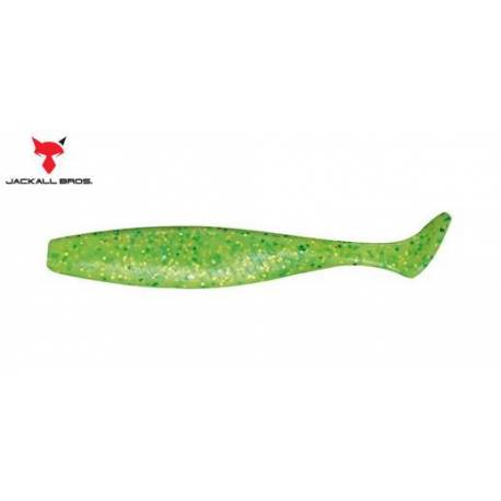 Shaduri JACKALL Dagger Minnow 3.5” Chartreuse Lime - Chart Flake, 9cm, 7g, 7 buc/plic