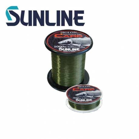 Fir monofilament SUNLINE Siglon Carp Verde, 1000m, 0.33mm, 7.4kg