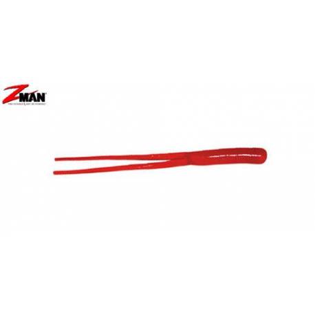 Shad Z-MAN Split-Tail TrailerZ 10cm, culoare Red, 10buc/plic