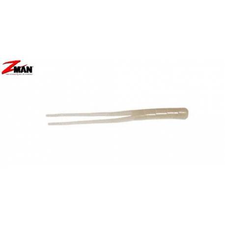 Shad Z-MAN Split-Tail TrailerZ 10cm, culoare White Pearl, 10buc/plic