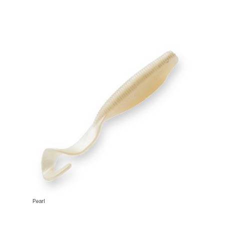 Shad Z-MAN Scented Curly TailZ 4", 10cm, culoare Pearl, 5 buc/punga