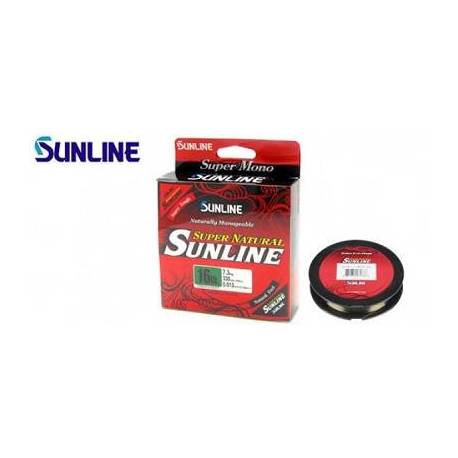 Fir monofilament SUNLINE Super Natural, Clear, 300m, 12lbs, 0.285mm