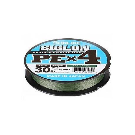 Fir textil SUNLINE Siglon PEx4 Dark Green - 5lbs, 150m, 0.094mm