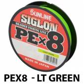 Fir textil SUNLINE Siglon PEx8 Light Green - 25lbs, 150m, 0.21mm