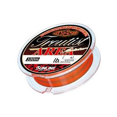 Fir monofilament SUNLINE Troutist Area Meister, 100m, 0.128mm, 3lb