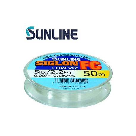 Fir fluorocarbon Sunline Siglon FC Low Viz, 14.4kg, 0.490mm, Clear