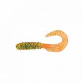 Twister YUM Walleye Grub 3" 7.6cm culoare Green Pumpkin