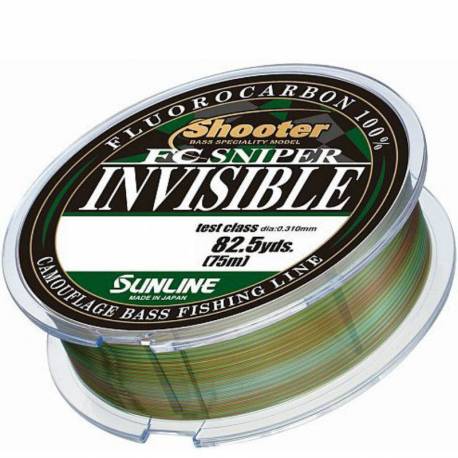 Fir fluorocarbon SUNLINE Shooter FC Sniper Invisible - 0.140mm, 75m, 1kg