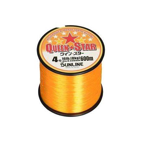 Fir monofilament SUNLINE Queenstar, 600m, 0.235mm, culoare Yellow