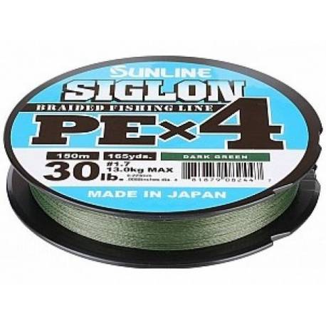 Fir textil SUNLINE Siglon PEx4 Dark Green - 40lbs, 150m, 0.270mm 