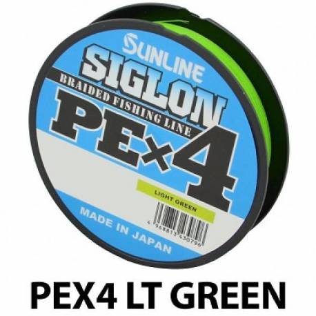 Fir textil SUNLINE Siglon PEx4 Light Green - 25lbs, 150m, 0.209mm