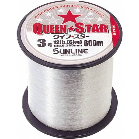 Fir monofilament SUNLINE Queenstar, 600m, 0.235mm, culoare Clear