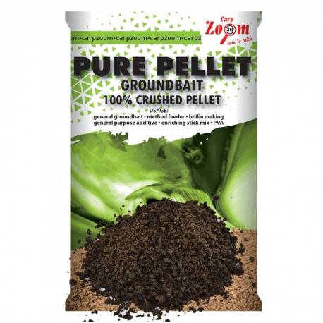 Nada CARP ZOOM PURE PELLET, Black Halibut, 800gr.