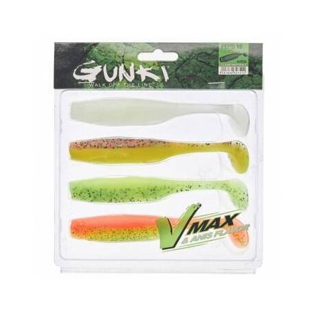 Shad GUNKI Peps 9cm, Dark Water Kit, 4buc/plic