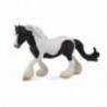 Figurina Cal Gypsy Mare alb si negru XL Collecta