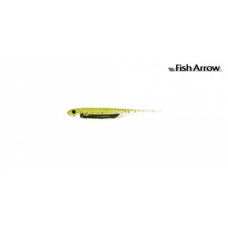 Shad FISH ARROW Flash J 3'', 7.5cm, SW Chartreuse/Silver, 5buc/plic