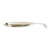 Naluci soft FISH ARROW Flash-J Shad 3", 7.5cm, culoare White / Silver, 7buc/plic, 7buc/plic