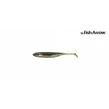 Naluci soft FISH ARROW Flash-J Shad 3", 7.5cm, culoare Kosan Ayu/Silver, 7buc/plic, 7buc/plic