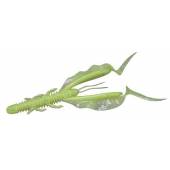 Naluci JACKALL Ika Craw 3" Glow Chartreuse Shad, 7.6cm, 8 buc/plic