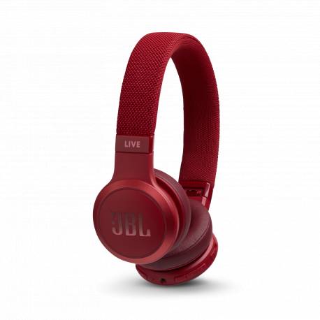 Casti wireless JBL LIVE 400BT, On-ear, Google assistant, Red