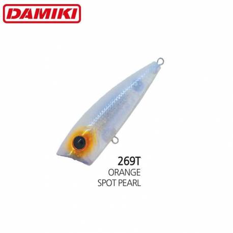 Vobler DAMIKI D-POP70 7cm 10gr Topwater - 269T (Orange Spot Pearl)