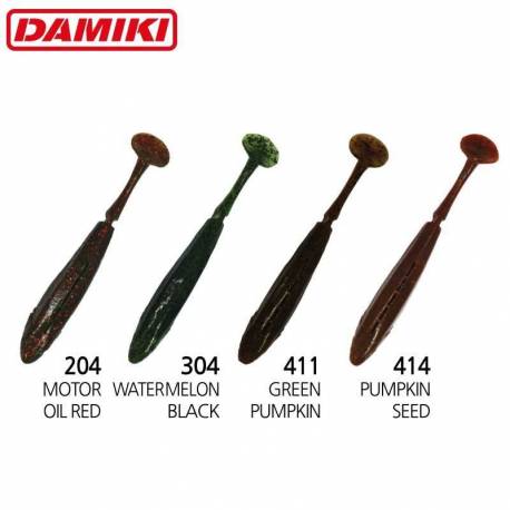 Shad DAMIKI Edge 10.2cm 411 (Green Pumpkin) 8buc/plic